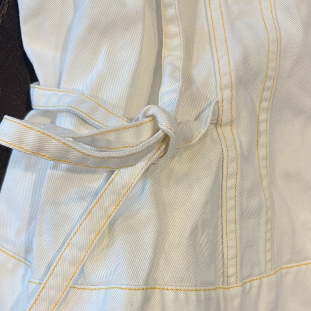 Phillip Lim Stonewashed Side Tie Tank Top - Picture 4 of 6